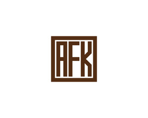 AFK LOGO DESIGN VECTOR TEMPLATE