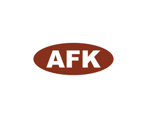 AFK LOGO DESIGN VECTOR TEMPLATE
