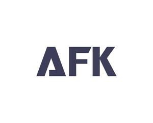 AFK LOGO DESIGN VECTOR TEMPLATE
