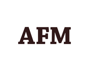 AFM LOGO DESIGN VECTOR TEMPLATE