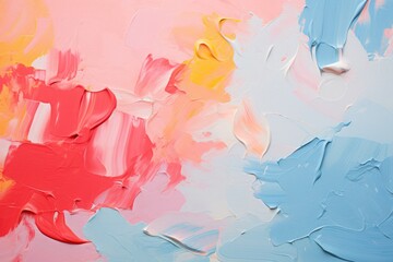 Multi-colour oil paint strokes background.