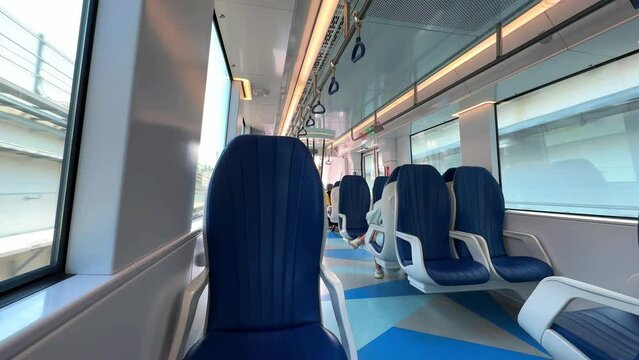 interior of a train