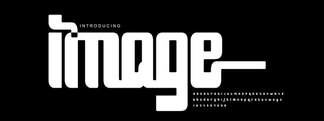 Alphabet font. Typography decorative elegant  lettering for logo. vector illustration