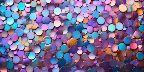 halographic sequins, multi-colored sparkles, confetti