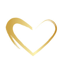Golden heart doodle 