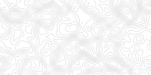 Abstract pattern with lines. Abstract sea map geographic contour map and topographic contours map background. Abstract white pattern topography vector background. Topographic line map background.