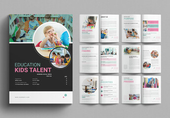 Education Kids Talent Plan Template