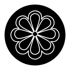 spring glyph icon
