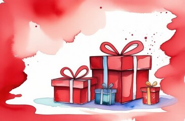 Exchange gifts for the holidays. Christmas, Gender party, New Year