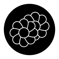 spring glyph icon