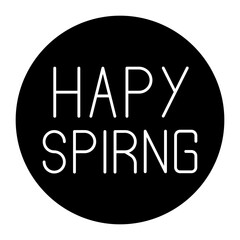spring glyph icon