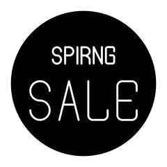 spring glyph icon