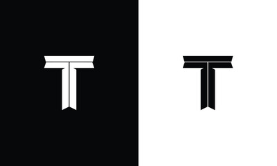T ,TT Abstract letters logo monogram