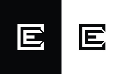 CE creative letter logo design