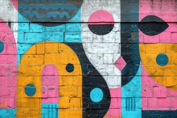 Urban Artistry: Abstract Graffiti Patterns