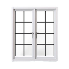 A Window With a Clear Pane.. Isolated on a Transparent Background. Cutout PNG.