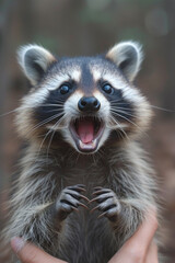 Fototapeta premium Waschbär