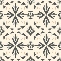 Traditional Pacific Islands tapa cloth seamless pattern. Polynesian tribal textile print. Ethnic background design for fashion, tattoo, textile, web, banner - obrazy, fototapety, plakaty