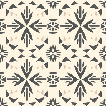 Traditional Pacific Islands tapa cloth seamless pattern. Polynesian tribal textile print. Ethnic background design for fashion, tattoo, textile, web, banner