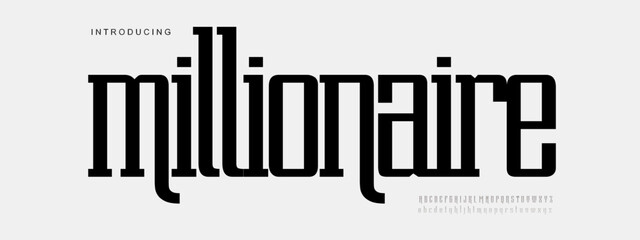 Alphabet font. Typography decorative elegant  lettering for logo. for design .vector illustration. stock image