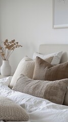 Bedroom interior by AI generate.