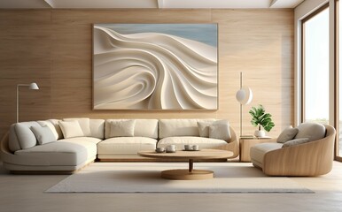 Fototapeta na wymiar Interior Design Living Room Comfort