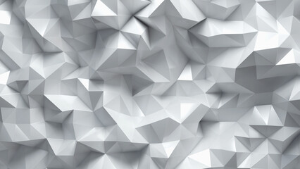 抽象的な白の3Dの背景。幾何学的な空間。 - 708936738