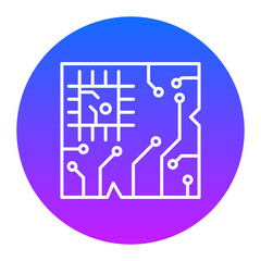 Pcb Board Icon of Electrician Tools iconset.