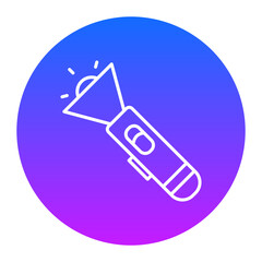 Flashlight Icon of Electrician Tools iconset.