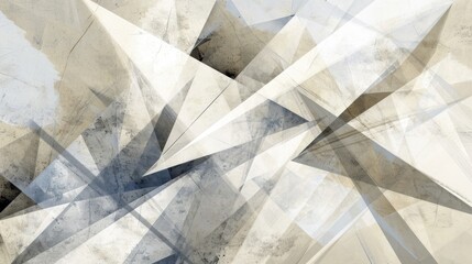 Modern abstract design of a cream background made of white transparent material