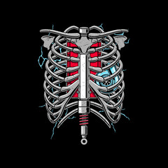 Automotive Engine Bone