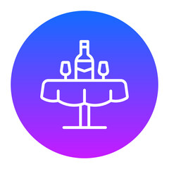 Fototapeta premium Dinner Icon of Family Life iconset.