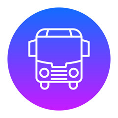 School Bus Icon of City Elements iconset.