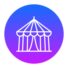 Circus Tent Icon of City Elements iconset.