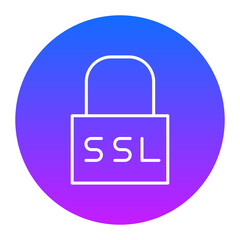 SSL Icon of Web Hosting iconset.