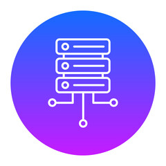 Database Network Icon of Web Hosting iconset.