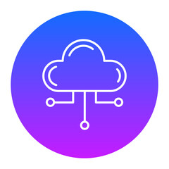 Cloud Computing Icon of Web Hosting iconset.