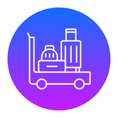 Luggage Cart Icon of Mall iconset.