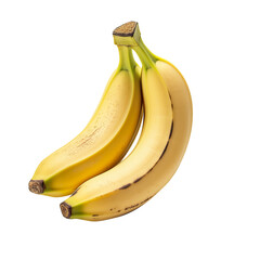 bananas isolated on white, png
