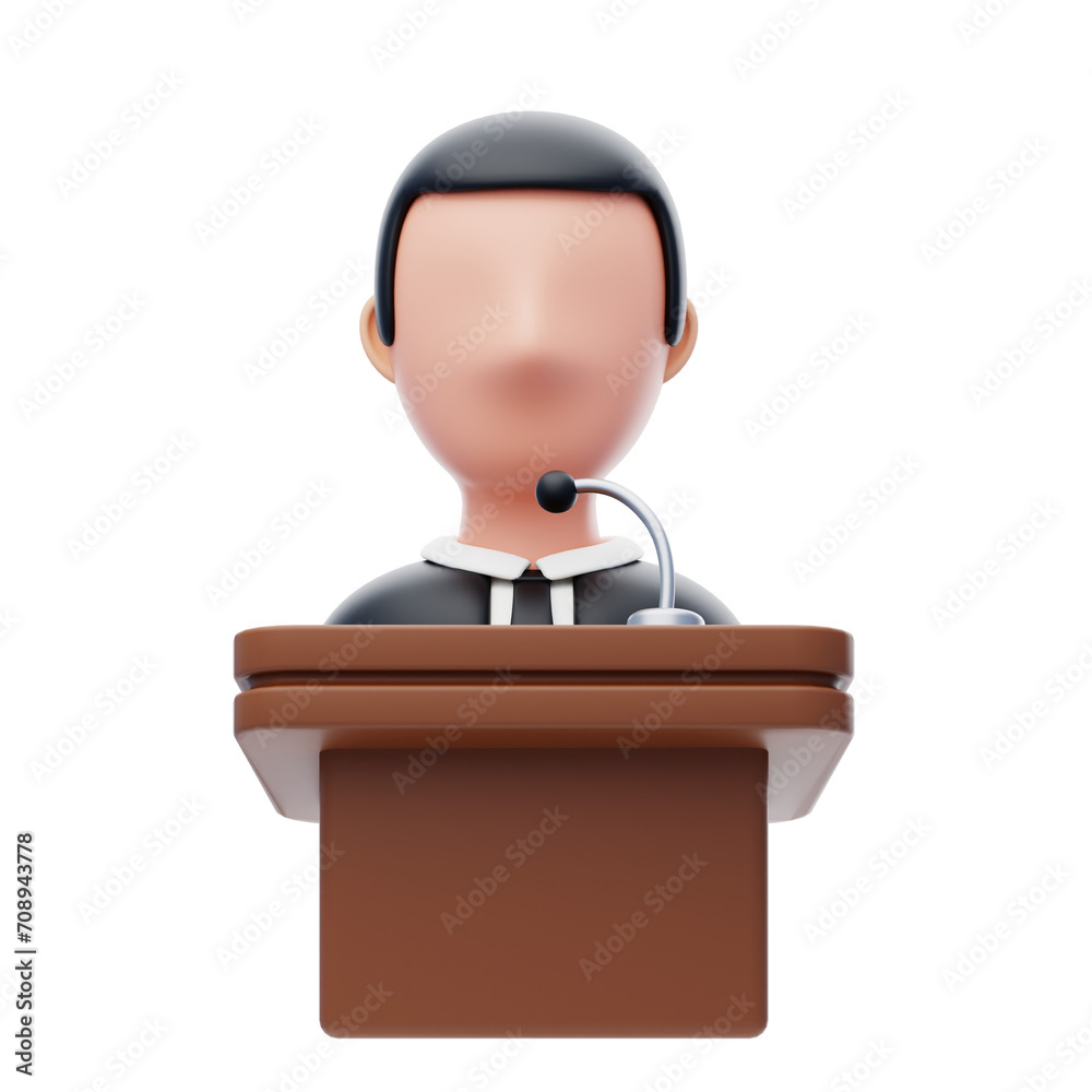 Poster 3d speech dynamics engaging audiences. 3d illustration, 3d element, 3d rendering. 3d visualization i