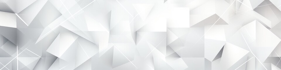 Abstract white Geometric background banner design straight