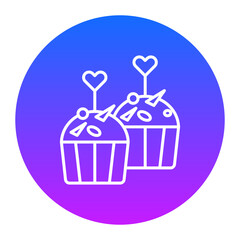 Wedding Cupcake Icon of Wedding iconset.