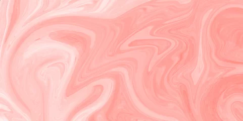 Foto op Plexiglas Baby pink rose gold marble texture and background for design. Pastel Waterborne wall paint. Marbling Texture. Marbling Texture design Pink marble pattern texture ceramic counter tile. © Fannaan
