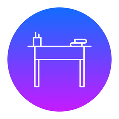 School Desk Icon of Kindergarten iconset.