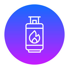 Gas Cylinder Icon of Firefighter iconset.