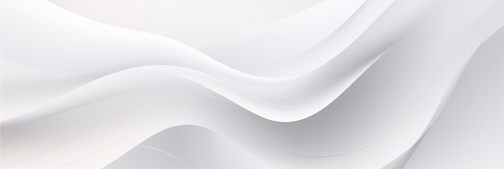 White Geometric curve banner design background abstract.
