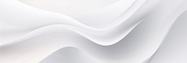 Obraz premium White Geometric curve banner design background abstract.