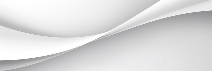 White Geometric curve banner design background abstract.