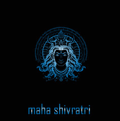 Mahadev image vector stock photo
