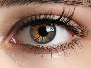 Closeup of a female eye